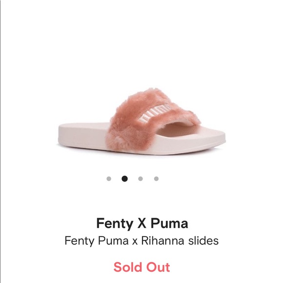 x Rihanna Leadcat Fenty Sandal in Shell - Picture 8 of 16